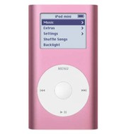 iPod Mini růžový (pink), 4 GB, MP3/ AAC/ AIFF přehrávač, úkolovník, hry, sluchátka, USB 2.0, FireWir - MP3 přehrávač