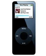 iPod Nano černý (black), 1GB, MP3/ AAC/ AIFF přehrávač, úkolovník, hry, sluchátka, USB 2.0, FireWire - MP3 Player