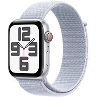 Apple Watch SE Cellular 40mm Silver Aluminium Case with Blue Cloud Sport Loop - Smart Watch