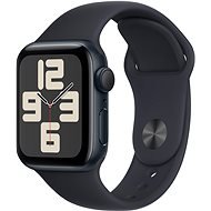 Apple Watch SE 40mm - éjfekete alumínium tok, éjfekete sport szíj, S/M - Okosóra