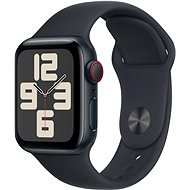 Apple Watch SE Cellular 40mm Midnight Aluminum Case with Midnight Sport Band - S/M - Smart Watch