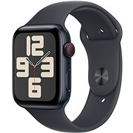 Apple Watch SE Cellular 44mm Midnight Aluminium Case with Midnight Sport Band - S/M - Smart Watch