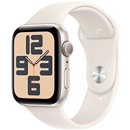 Apple Watch SE 44mm Starlight Aluminium Case with Starlight Sport Band - M/L - Smart Watch