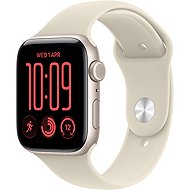 Apple Watch SE 3 Cellular 44mm Hvězdně bílý hliník with pískovým sportovním řemínkem - M/L - Smart Watch