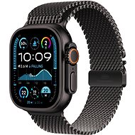 Apple Watch Ultra 2 49mm Titan Schwarz mit Milanaise Armband Titan Schwarz – S - Smartwatch