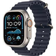 Apple Watch Ultra 2 49mm Natural Titanium Case with Navy Ocean Band - Smart Watch