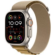 Apple Watch Ultra 2 49mm Natural Titanium Case with Tan Alpine Loop - Small - Smart Watch