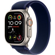 Apple Watch Ultra 2 49mm Natural Titanium Case with Blue Trail Loop - S/M - Smart Watch