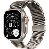 Apple Watch Ultra 3 49mm Natural Titanium with Natural Titanium Milanese Tension - S - Smart Watch