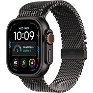 Apple Watch Ultra 4 49mm Black Titanium with Black Titanium Milanese Loop - L - Smart Watch