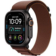 Apple Watch Ultra 4 49mm Black Titanium Case with Burgundy Alpine Loop - L - Smart Watch