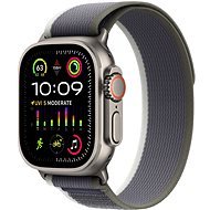 Apple Watch Ultra 2 49mm Titan-Gehäuse mit grün-grauen Trail Loop - M/L - Smartwatch