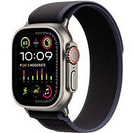 Apple Watch Ultra 2 49 mm titánové puzdro s čierno-modrým trailovým ťahom – S/M - Smart hodinky
