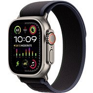 Apple Watch Ultra 2 49mm  Titan-Gehäuse mit schwarz-blauem Trail Loop - M/L - Smartwatch
