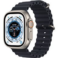 Apple Watch Ultra 49mm - titán tok, éjfekete óceán szíj - Okosóra