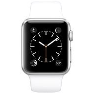 Apple Watch Sport 38 mm Silber Aluminium mit weißem Band - Smartwatch