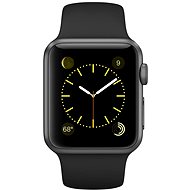 Apple Watch Sport 38mm Space Grey Aluminium Case with Black Band - Smart Watch