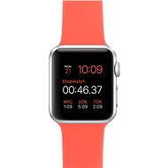 Apple Watch Sport 38mm Silver aluminium with apricot band - Smart Watch