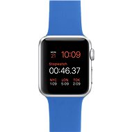 Apple Watch Sport 38mm Silver aluminium with royal blue band - Smart Watch
