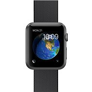 Apple Watch Sport 42 mm Kozmicky sivý hliník s čiernym remienkom z tkaného nylónu - Smart hodinky