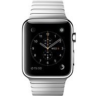 Apple Watch 42 mm antikorová oceľ s článkovým ťahom - Smart hodinky
