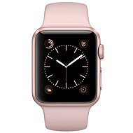 Apple Watch Series 2 38 mm Rozéarany színű alumíniumtok rózsakvarc színű sportszíjjal - Okosóra