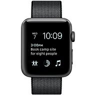 Apple Watch Series 2 38 mm Vesmírnesivý hliník s čiernym remienkom z tkaného nylonu - Smart hodinky