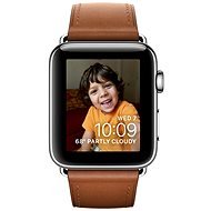 Apple Watch Series 2 38mm Stainless Steel Case with Saddle Brown Classic Buckle - Smart Watch
