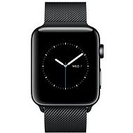 Apple Watch Series 2 38 mm Edelstahlgehäuse Space schwarz Milanaise Armband Space schwarz - Smartwatch