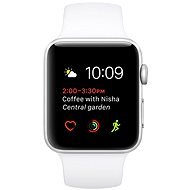 Apple Watch Series 2 42mm Aluminium Silver Case with White Sport Band - Smart Watch