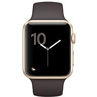 Apple Watch Series 2, 42mm Gold Aluminium Case with Cocoa Sport Band - Smart Watch