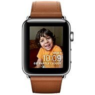 Apple Watch Series 2 42mm Stainless Steel Case with Saddle Brown Classic Buckle - Smart Watch