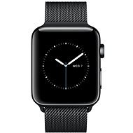 Apple Watch Series 2 Okosóra asztrofekete 42 mm-es rozsdamentes acéltok fekete milánói szíjjal - Okosóra