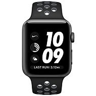 Apple Watch Series 2 Nike+ 38 mm Vesmírne sivý hliník s čiernym/chladne sivým športovým remienkom Nike - Smart hodinky