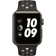 Apple Watch Series 2 Nike+ 42 mm-es asztroszürke alumíniumtok, antracit-fekete Nike sportszíj - Okosóra