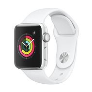 Apple Watch Series 3 38mm GPS Silver Auminium with White Sports Band - Smart Watch