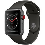 Apple Watch Series 3 38mm GPS Space gray aluminum with a gray sports strap - Smart Watch