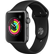 Apple Watch Series 3 42mm GPS Space Grey Aluminium with Black Sports Band - Smart Watch