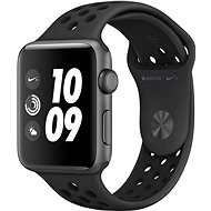 Apple Watch Series 3 Nike+ 42 mm GPS Űrszürke, alumínium, Nike antracitszürke sport szíjjal - Okosóra