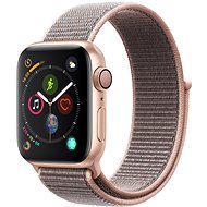 Apple Watch Series 4 40mm Gold aluminum with a sandy pink strap sports strap - Smart Watch