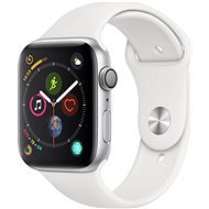 Apple Watch Series 4 44mm Silver Aluminium Case with White Sport Band - Smart Watch
