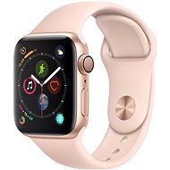 Apple Watch Series 4 Gold Aluminium Case with Pink Sand Sport Band, 44mm - Smart Watch