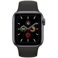 Apple Watch Series 5 40mm Vesmírně šedý hliník s černým sportovním řemínkem - Smart Watch