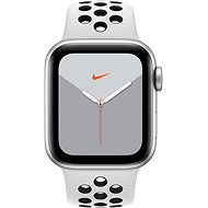 Apple Watch Nike Series 5 40mm Silver Aluminium with Platinum/Black Nike Sports Strap - Smart Watch