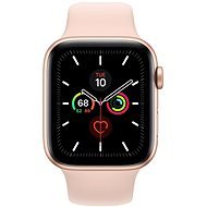 Apple Watch Series 5 44mm Gold Aluminium with Sand Pink Sports Strap - Smart Watch