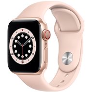 Apple Watch Series 6 40mm Cellular Gold Aluminium with Pink Sand Sport Band - Smart Watch