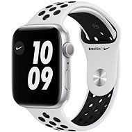 Apple Watch Nike Series 6 40 mm Ezüst alumínium platina/fekete Nike sportszíjjal - Okosóra