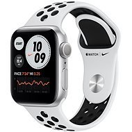 Apple Watch Nike Series 6 40mm Cellular Silver Aluminum with Platinum/Black Nike Sport Strap - Smart Watch