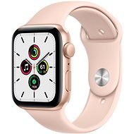 Apple Watch SE 40mm Gold Aluminium with Sand-pink Sports Strap - Smart Watch