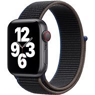 Apple Watch SE 44mm Cellular schwarzes Aluminium mit anthrazitfarbenem Sportarmband - Smartwatch